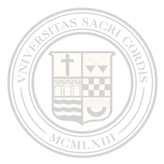 the logo for the sacred heart university
